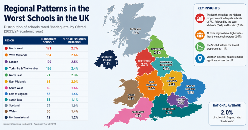 Worst Schools in the UK